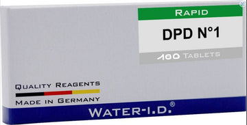Tablettes DPD 1 chlore PoolLab - réactifs analyse - contrôle rapide