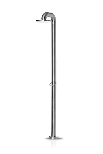 Douche extérieure JEE-O Fatline 01 - acier inox borssé - douch de jardin - design moderne