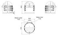 Pompe à chaleur piscine hors-sol - Penguin 5kW