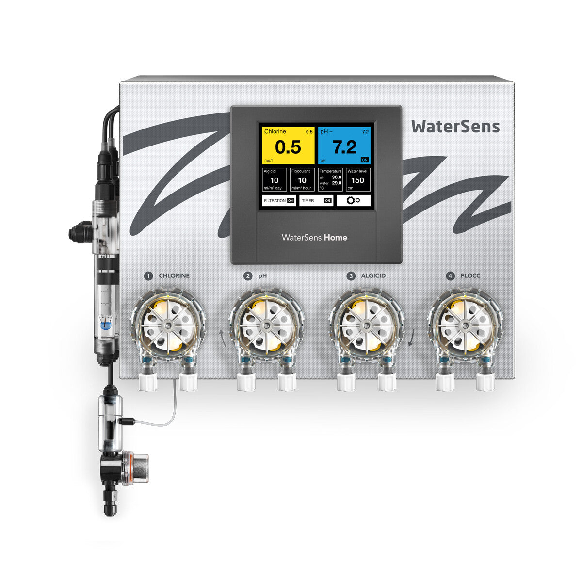 Luxury Swimming Pool Accessories | My Pool Direct WaterSens automatic pool dosing system