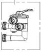 Filtre Onda - Vanne 6 voies 1,5" à montage latéral (vanne uniquement)