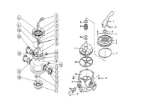 Filtre - Vanne 6-voies latéral 2" - Filtre PPG Deluxe