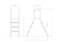 Échelles pour piscine hors sol Elevé - Series 4/4